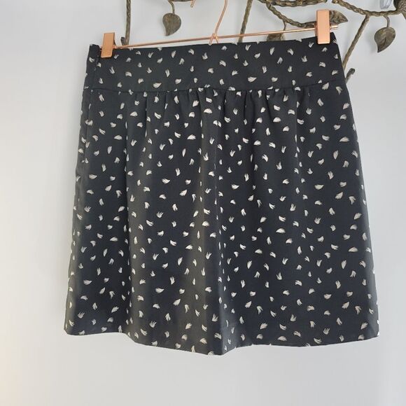 Loft black and cream flounce mini skirt - Picture 1 of 7